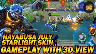 Hayabusa Biological Weapon Gameplay Using 3D View | Mobile Legends: Bang Bang!