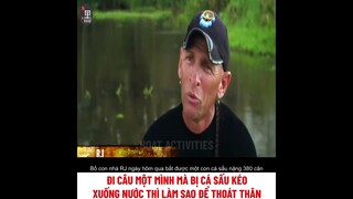 Đi câu một mình mà bị cá sấu kéo xuống nước thì làm sao để thoát thân | review phim