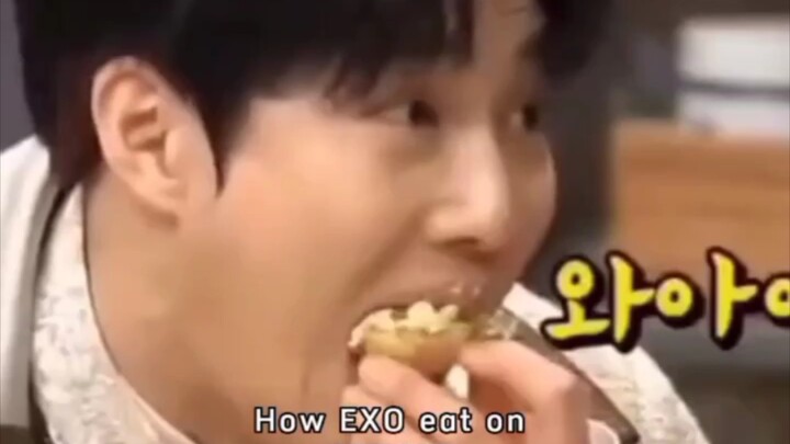 【EXO】ผู้คนบนโลกนี้กินข้าวต่อหน้ากล้องอย่างไร