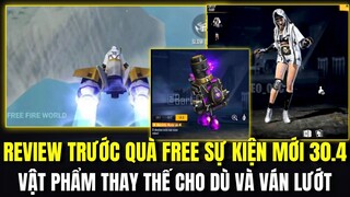 Free Fire | Review Trước Quà Miễn Phí Sự Kiện 30.4 2 Gói Đồ Mới Cực Đẹp,Vật Phẩm Bay Mới Trong OB27