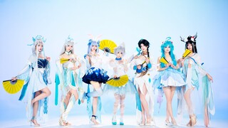 【Wuhan Seven】❀Send the bright moon❀Welcome the New Year❀The seven heroines of King of Glory reunite 