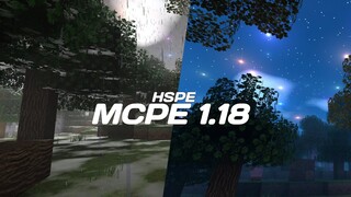 HUAJI SHADER RILIS ? SERIUS KEREN BENER SHADER MCPE 1.18 INI DI KOMBINASIKAN SAMA 2 TEXTURE INI !!!