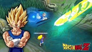 This Vegeta skin is insane!! 😮😳 DragonBall Z squad in Mobile Legends Bang : Bang