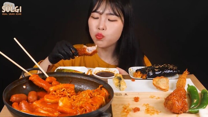 [MUKBANG] Tteokbokki thèm chảy nước miếng luôn!