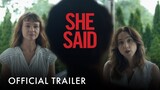 She Said: Official Trailer