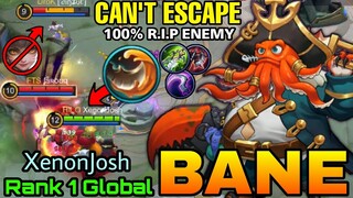 Taste My Shark Bite!! Offlane Bane with 14 Kills - Top 1 Global Bane XenonJosh - MLBB