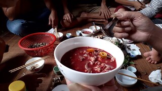 Tiết canh gà. Ngon tuyệt vời mời cả nhà cùng thưởng thức với mình nhé