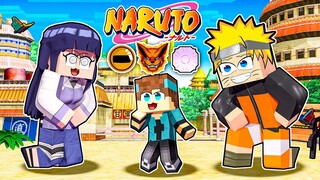 FUI ADOTADO por NARUTO E HINATA no MINECRAFT!