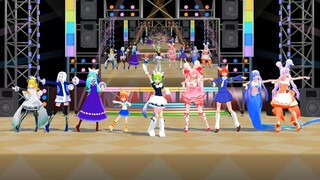 【di gi charat mmd】プリンセススクールでうまぴょい伝説