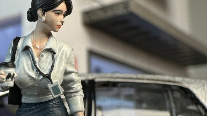 1:64 doll, boss sister, detailed painting production