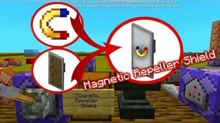 How to make a Magnetic Repeller Shield in Minecraft using Command Block Tricks