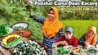 Wajib Coba ‼️ Daun Kacang di Masak Begini, Dijamin Bikin Lahap Makan, Lalapan, Masak di Desa