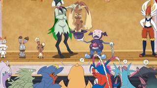 [Tulisan tangan Pokémon] Sihir Pembalik Kelinci Kucing Bertopeng Ajaib (murni digambar tangan, tidak