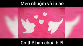 Cách nhuộm và in áo tại nhà     #doisong