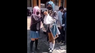 tes suara cosplayer Xingqiu