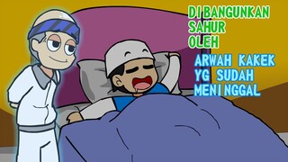 DIBANGUNKAN SAHUR ARWAH KAKEK YANG MENINGGAL