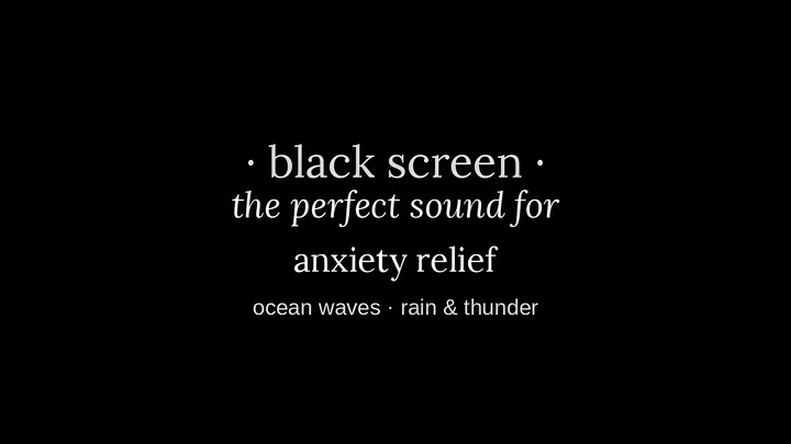 Is This the Perfect Sound for Anxiety Relief? Black Screen #shorts