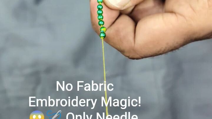 :#HandEmbroidery #EmbroideryWork #EmbroideryArt #Handmade #EmbroideryDesign #NeedleWork #BeadWork #