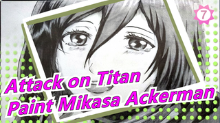 [Attack on Titan Copy Painting] The Wings of Freedom / Mikasa Ackerman / Pencils_7