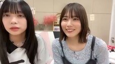 Yamaguchi Haruyo, Nibu Akari (Hinatazaka46/SHOWROOM Live Streaming/2024.08.28)