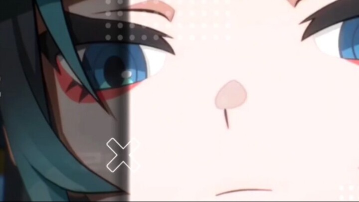 Rambut hijau + eye shadow merah = xp saya! ! !