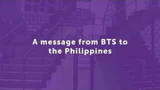 A message from BTS to the Philippines