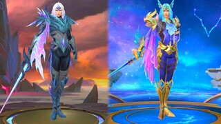 Lancelot  Revamped Pisces Zodiac Skin VS Empyrean Flame Dragon Tamer Skin Comparison