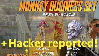 hacker caught when recording | Monkey business set crate opening | PUBG Mobile