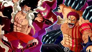 luffy vs katakuri Luffy using 4 Gear(English Sub)