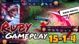 RUBY Gameplay | how to face Wanwan Laning with using RUBY | Mobile Legend
