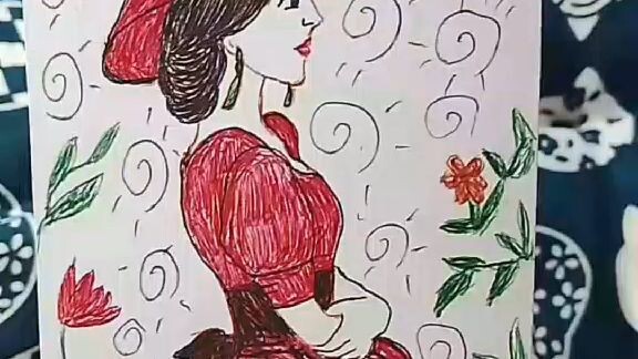 Inktober 2026, Day 14, lady