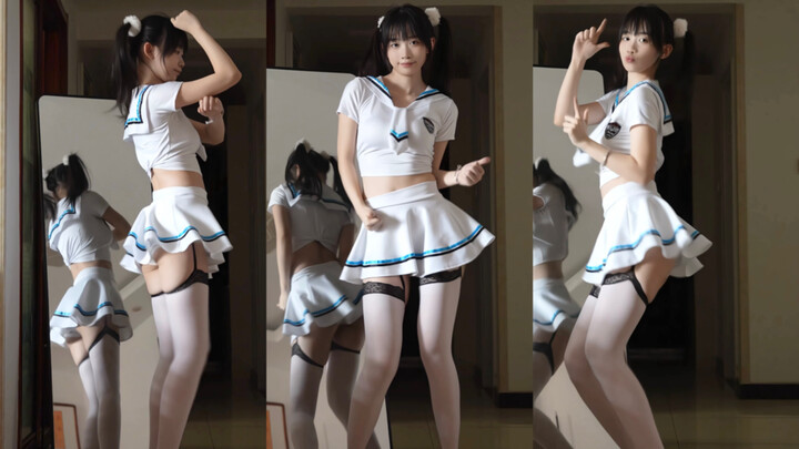 Cô thủy thủ nhỏ tóc đuôi ngựa trắng～