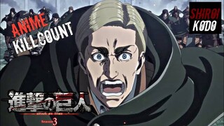 Attack on Titan: Season 3 PART 2 (2019) ANIME KILL COUNT