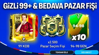 HEMEN YAP EA BEDAVA PAZAR SEÇİM FİŞİ DAĞITIYOR ! GİZLİ 99 GEN OYUNCULAR ! 10x 94+ HEDİYE FC Mobile