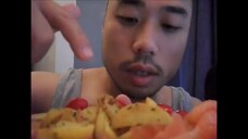 Asmr Potato Wedges, Smoked Salmon, Snack Tomatoes Eating Sounds