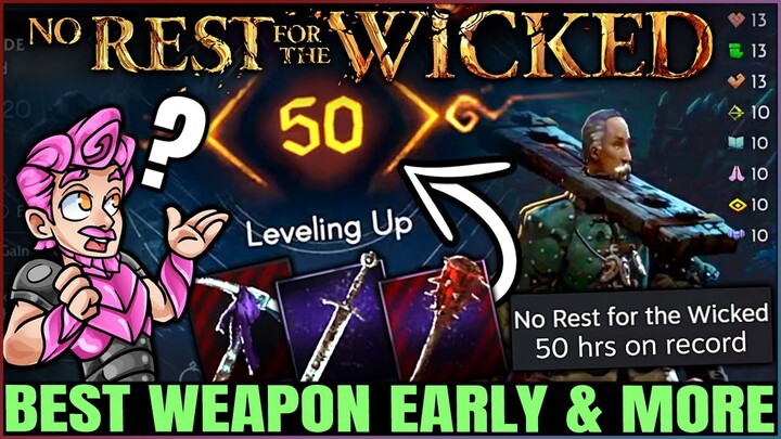 No Rest for the Wicked - How to Get POWERFUL Early - Best Start Guide - Combat Tips, Gear & More!
