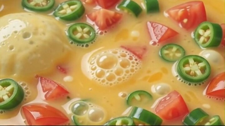 Omelet Making 🍳🌿 | Ghibli-Inspired Anime Cooking
