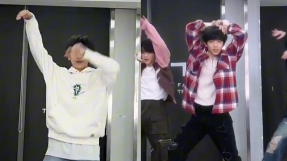 【Gui Rui】فتىان صغيران يرقصان على موسيقى الكيبوب بحماس