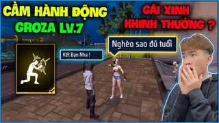 NTN giả bot cầm H.Đ Groza LV.7 vào đảo kết nối bất ngờ bị gái xinh khinh thường và cái kết ?