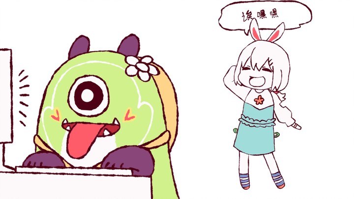 [First Anniversary] I drew myself, and the mountain rabbit is coming!