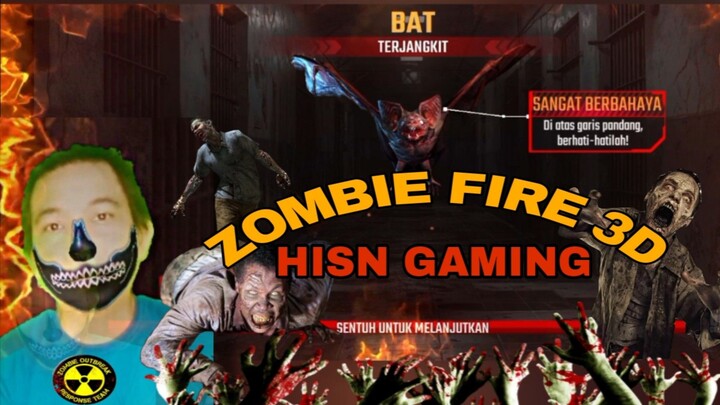 game zombie fire 3D, serangan para kelelawar rejangkit virus zombie