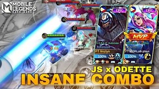 JOHNSON x ODETTE INSANE COMBO | MLBB