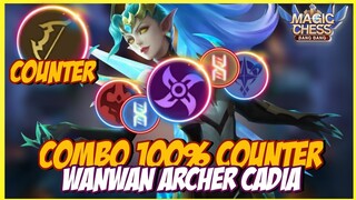 HYPER 3 STAR KARINA ABYSS ! CARA COUNTER SYNERGY ARCHER ! KARINA VS WANWAN ! MAGIC CHESS