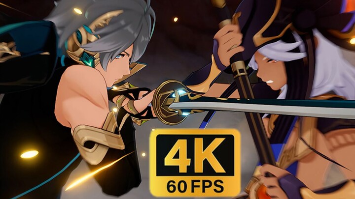 【4K tanpa watermark, kualitas tertinggi di seluruh internet】 Pertarungan Elhazard melawan Cyno – ver
