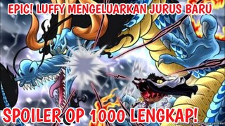 SPOILER ONE PIECE 1000 - EPIC! JURUS BARU Luffy! Lima Supernova VS KAIDO & BIG MOM