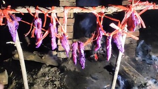 Membuat Daging Kering di Tanah Kosong Akhir Zaman