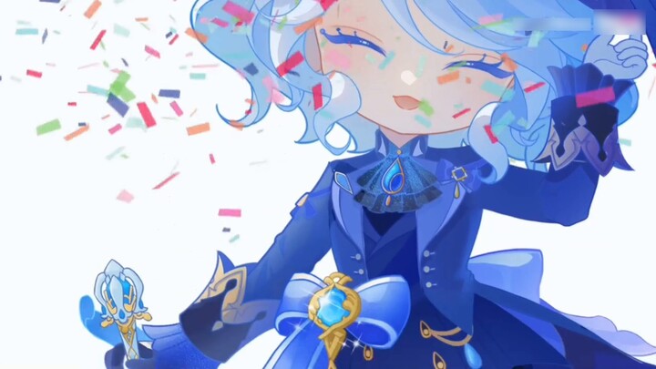 【live2d Fu Ningna】Fu Fu two-color version of the table pet animation display