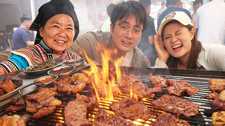 Vương quốc đồ nướng ẩn mình trong núi sâu ở Vân Nam, sáng sớm đã chật kín cả trăm người...