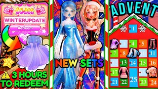 CHRISTMAS UPDATE IN 1 WEEK! ⚠️ TIMED *CODES* ,  2 NEW SETS, + ITEMS & MAP LEAKS | Dress to Impress