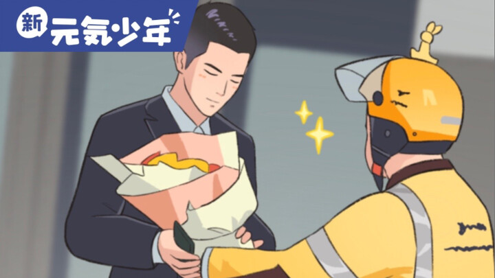 Cảnh tượng tỏ tình trước đám đông gây sốt của anh shipper!